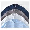 Chinese Retro Style Cotton Linen Tshirt for Men Summer Long Sleeve Top Daily Casual Stand Collar Pullover Men T-shirt 4XL