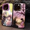Anime M-My Happy M-Marriage  Phone Case For iPhone17,16,15,14,13,12,11 Plus,Pro Max Colored Silver Plated Inside Cover