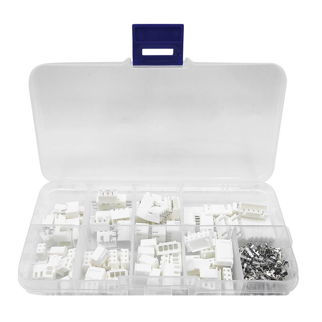 Complete 230Pcs For JST PH Connector Kit 2 0mm with 2/3/4/5 Pin Male and Female Housings for Various Electronic Applications