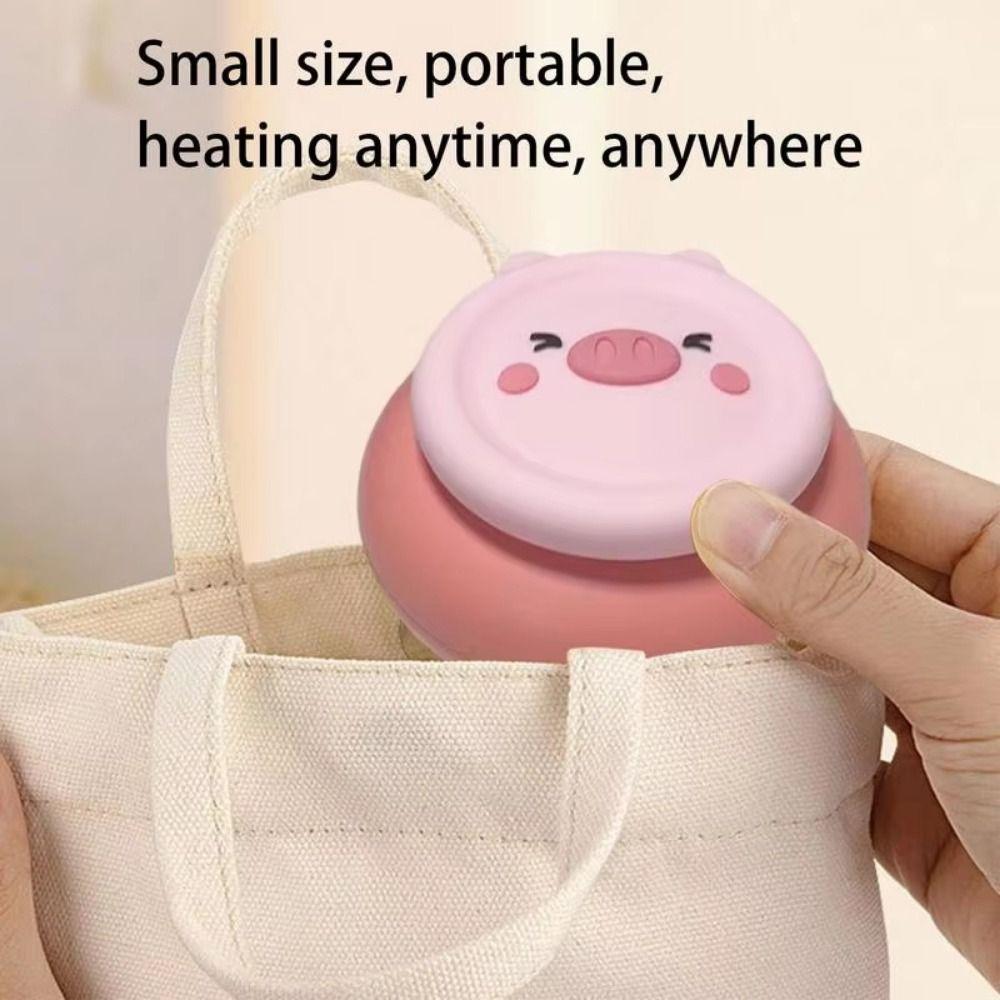 Quick Heating Cartoon Animals Hand Warmer Lights Electric Hand Heater  Women