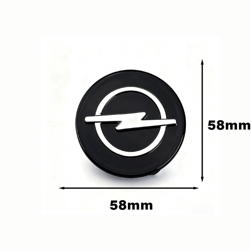 58mm 64mm Auto Radnabenkappe Felgenabdeckung Emblem Aufkleber Für Opel Astra j g Insignia Corsa d Vectra c Zafira a Auto Gadgets
