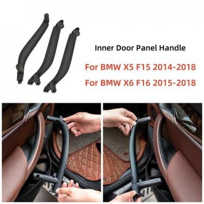 Passenger Side Black Interior Door Pull Handle for BMW X5 F15 X6 F16 2014-2018