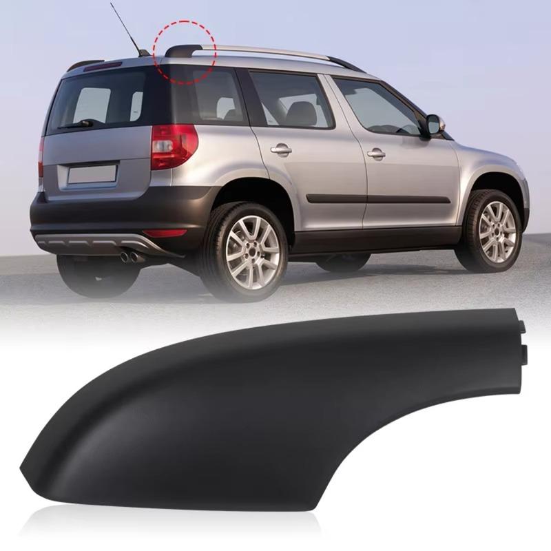 Car Front Rear L/R Roof Rack Cover Roof Luggage Bar Rail End Cover Shell For Skoda Yeti SUV 2009-2018 5LD860145-GT5 5LD860145