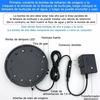 Sauerstoffverstärkende Disk Bubble Light Aquarium Landschaft Bunte LED Wasserdicht Aquarium Runde Bubble Light Aquarien Zubehör