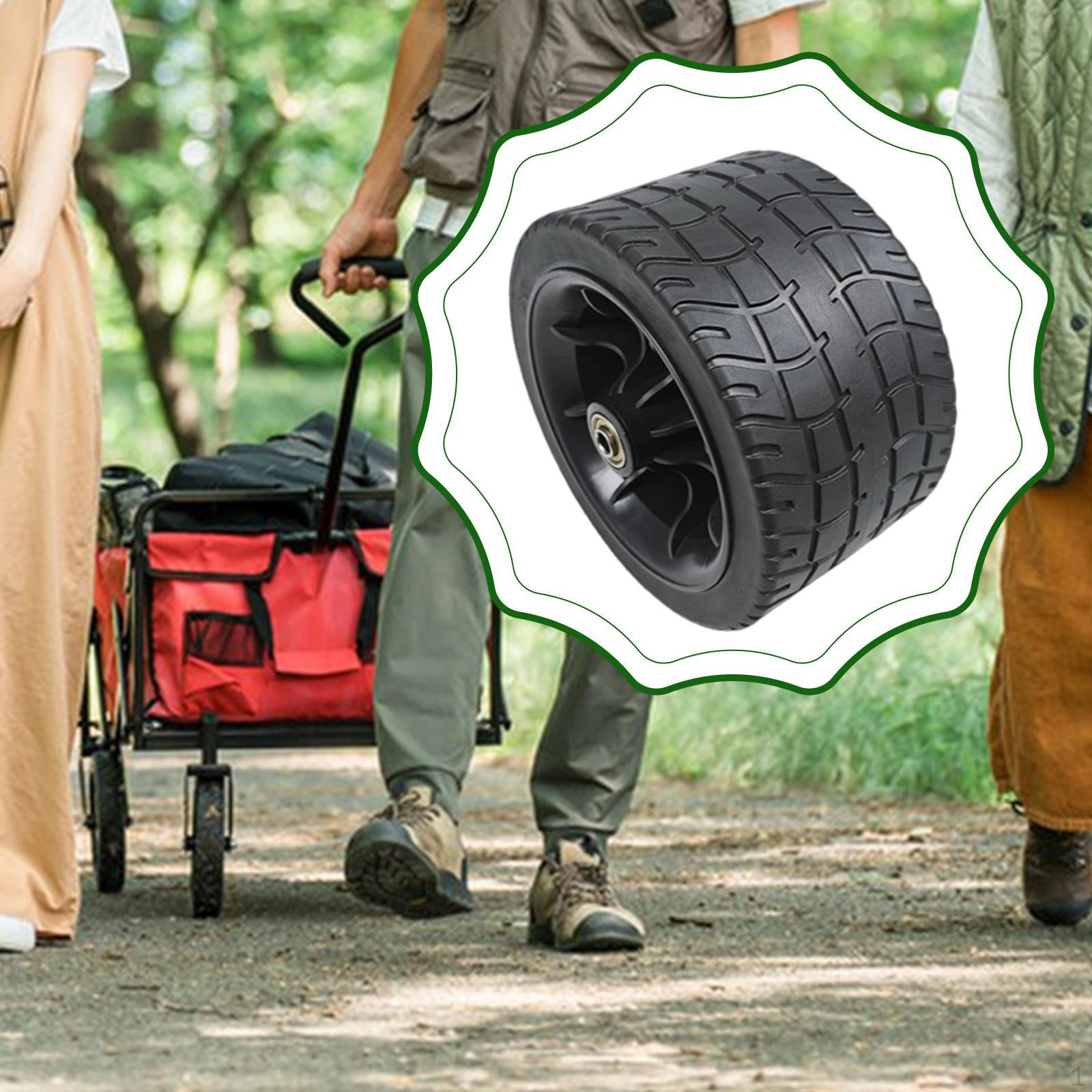 

16,7 см Колеса для тележки-вагона Прочные аксессуары для кемпинга, походов за продуктами, поездок на пляж