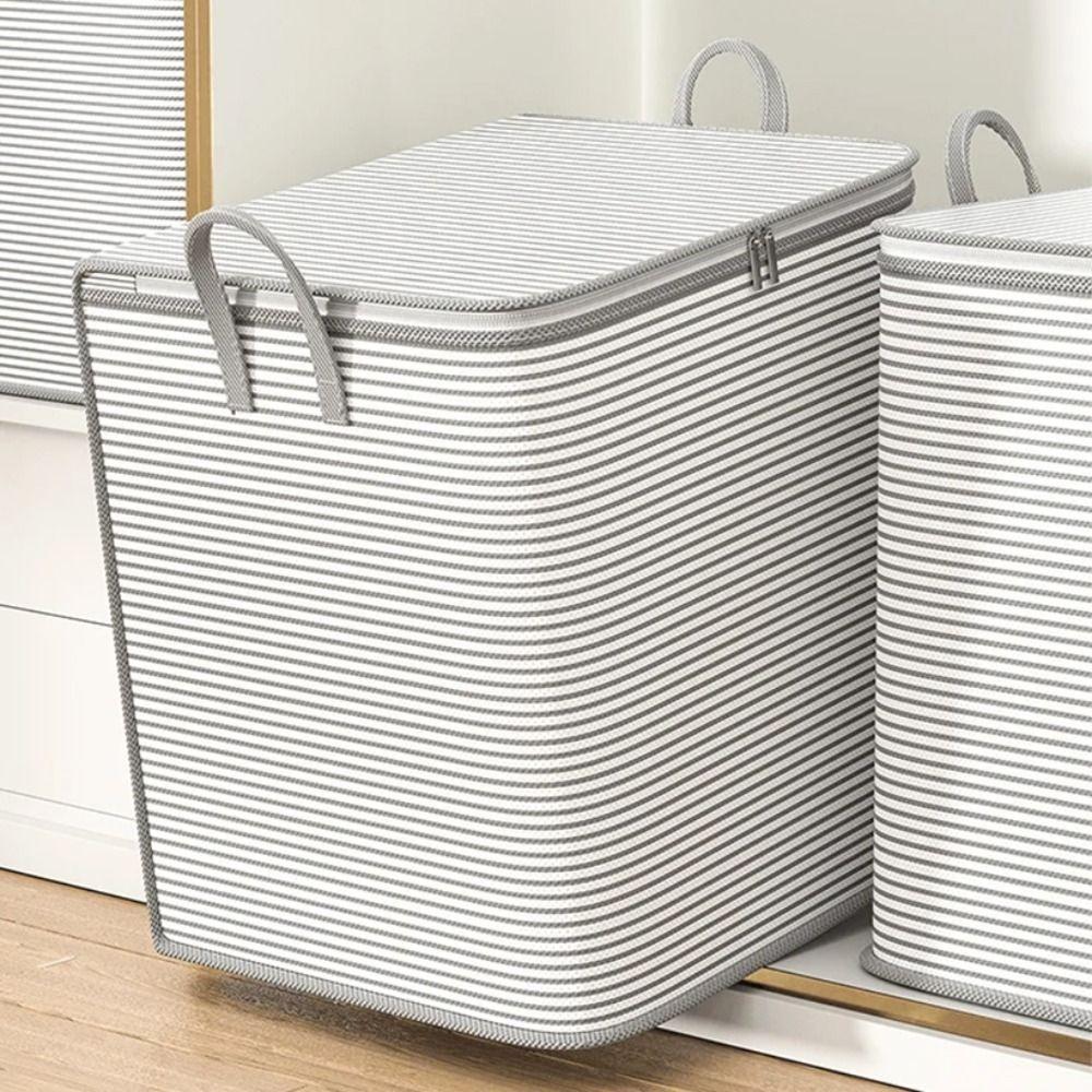 Large Capacity Quilt Storage Bag Wardrobe Sorting Storage Bucket  Toy Storage And Sorting Box