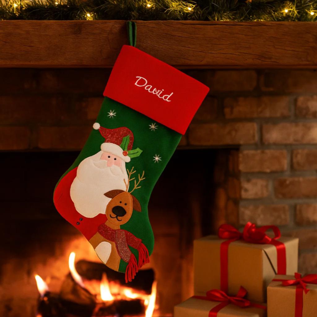 Weihnachtsstrümpfe – Festliches Weihnachtsmann- & Design