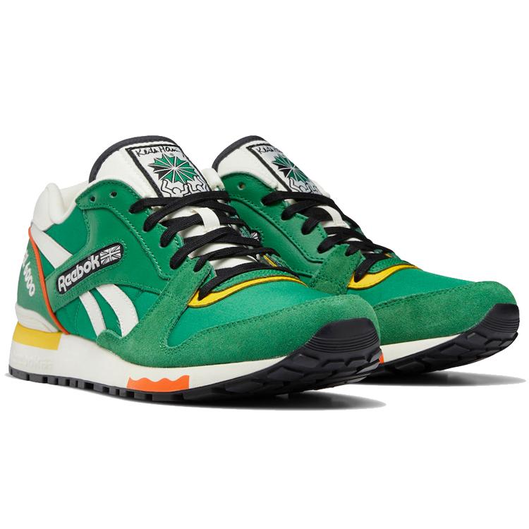 Gl 6000 Keith Haring X Gl 6000 Reebok 'Dog and Human Heel Print' GZ1460