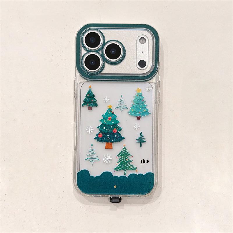 

iPhone 17 Pro Flashing Christmas Tree Case with Voice-Controlled Incoming Call Alert for Apple 14/15/16 iPhone 16