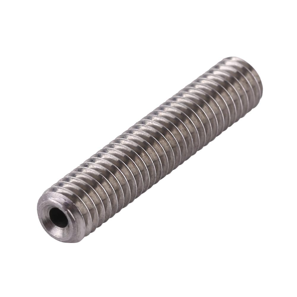 5pcs Stainless Steel M6 x 30mm Nozzle Throat Tube Accessary for 3D Printer Extruder 1.75mm