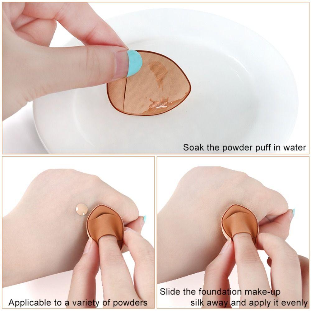 Cushion Foundation Tool Cosmetic Puff Thumb Air Cushion Puff 7pcs Mini Finger Puff Makeup Sponge