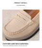 Sapatos Slip-On Femininos Tamanho Grande 35-43, Sola Grossa, Antiderrapante, Versátil, Sapatos da Moda Mamãe