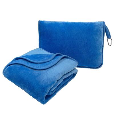 Pătură și pernă auto multifuncțională: Fleece, Fermoar, Pătură de călătorie pliabilă