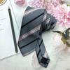 Stripe Gray Horizontal Tie Neck Flower Adults School Casual Decoration Attire