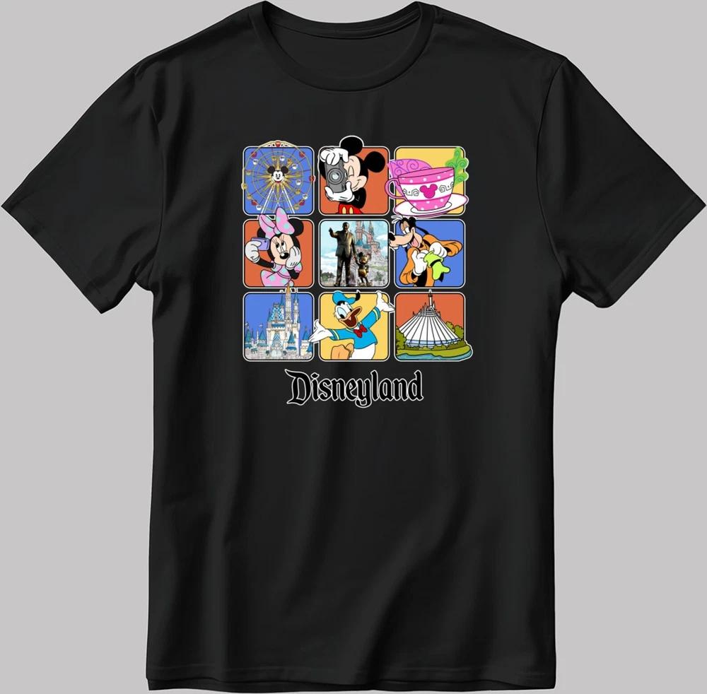 Land Mickey And Friends Short Sleeve Black TShirt S