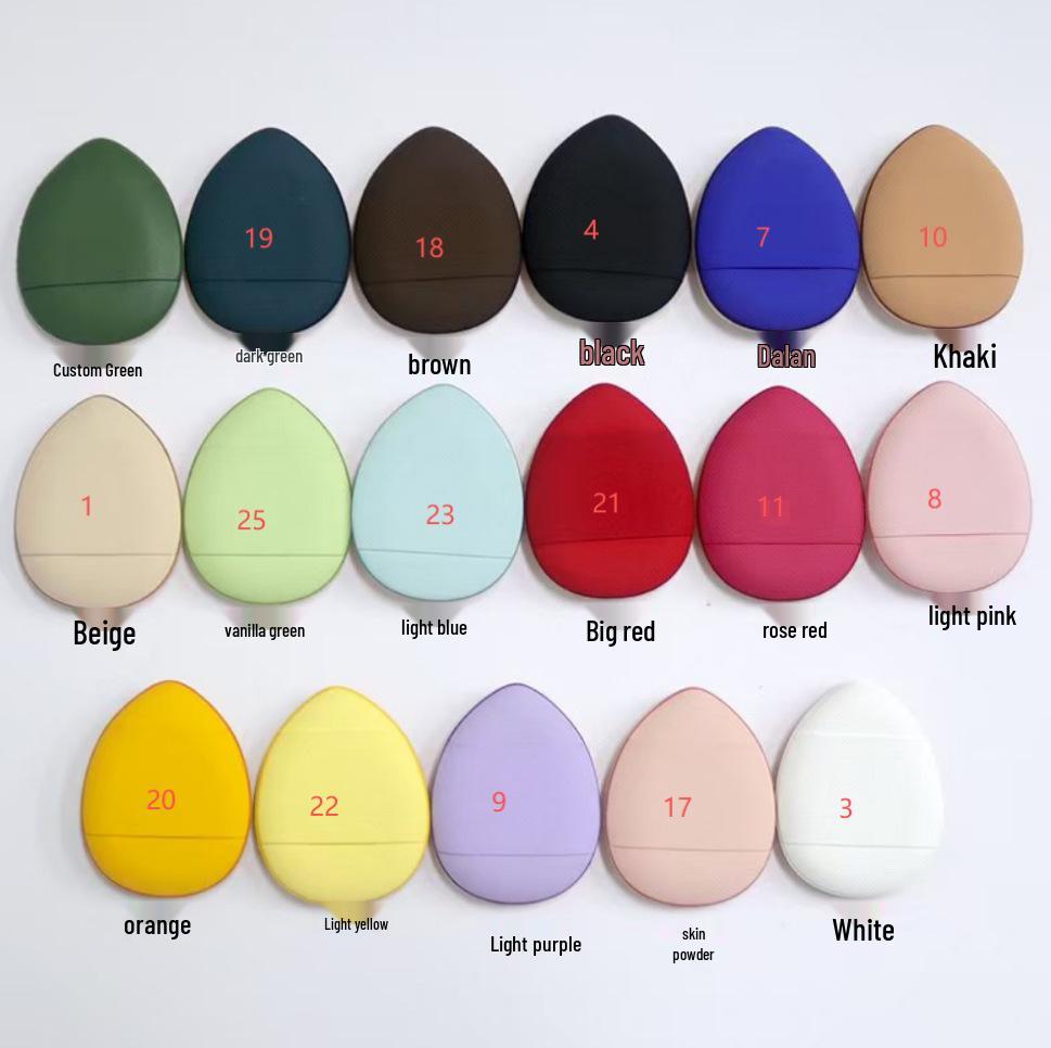 Non-Latex Mini Concealer Finger Puff - Cushion Puff Tool, No Powder Absorption