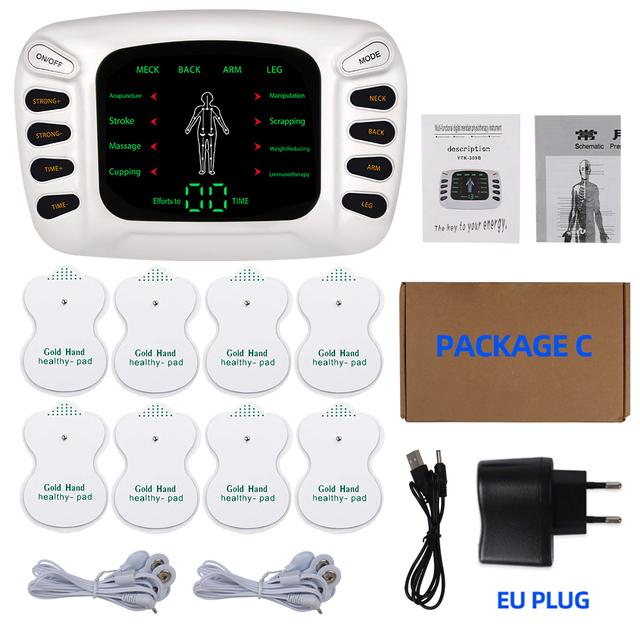 Electrostimulator Physiotherapy TENS Machines Eletric Compex Muscle Stimulator EMS Pulse Acupuncture Best Massager For Body Pads