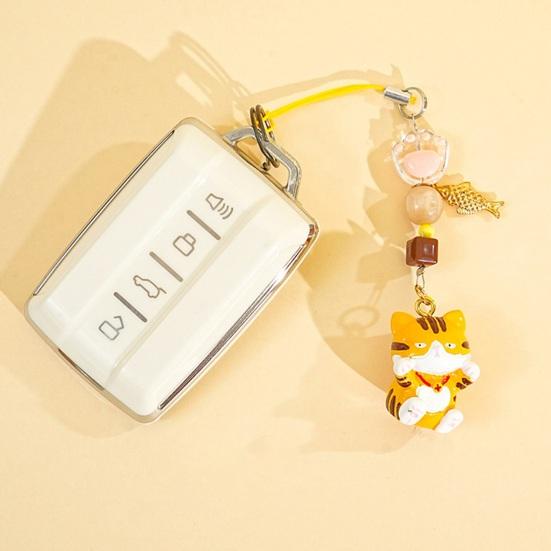 2Pcs Keychain Pendant Animal-themed Design Lightweight Miniature Key Holder Emotional Healing Keychain Multi-Use Bag Phone Charm
