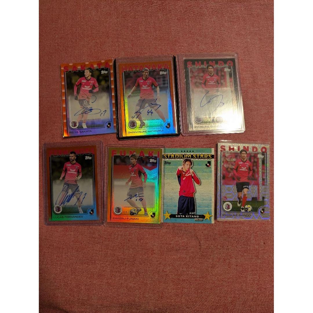 Cerezo Osaka Autographed Card Set TOPPS Autograph J League