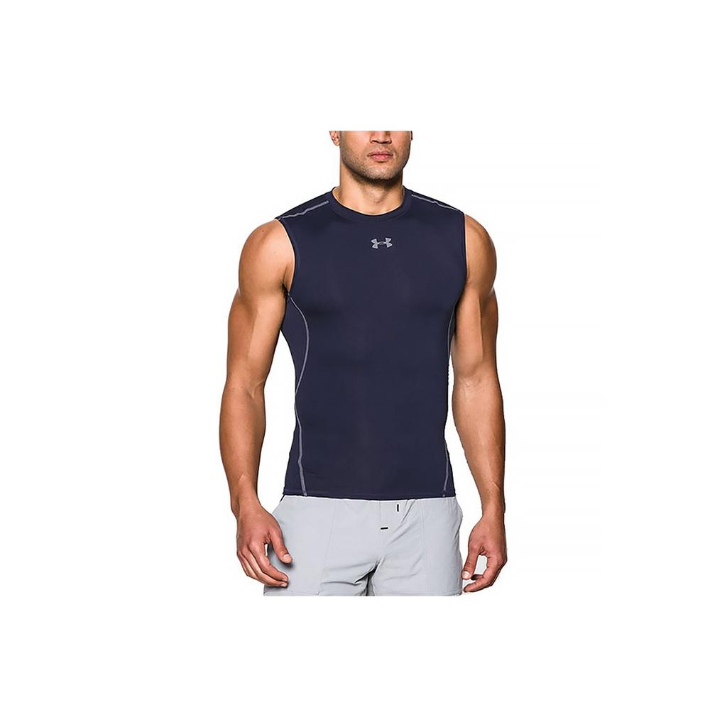 Under Armour Ua Regular Fit Atmungsaktives Kompressions-Fitnessshirt Herren Tops Tiefblau 1257469-410