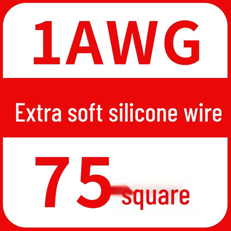 High-Temp Resistant Silicone Wire for Lithium Battery, Tinned Copper, Various AWG Sizes