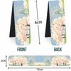 5pcs/set 4.7inch Magnetic Bookmark Set Multicolor Foldable Reading Page Label Holder Waterproof Cardboard Book Marks