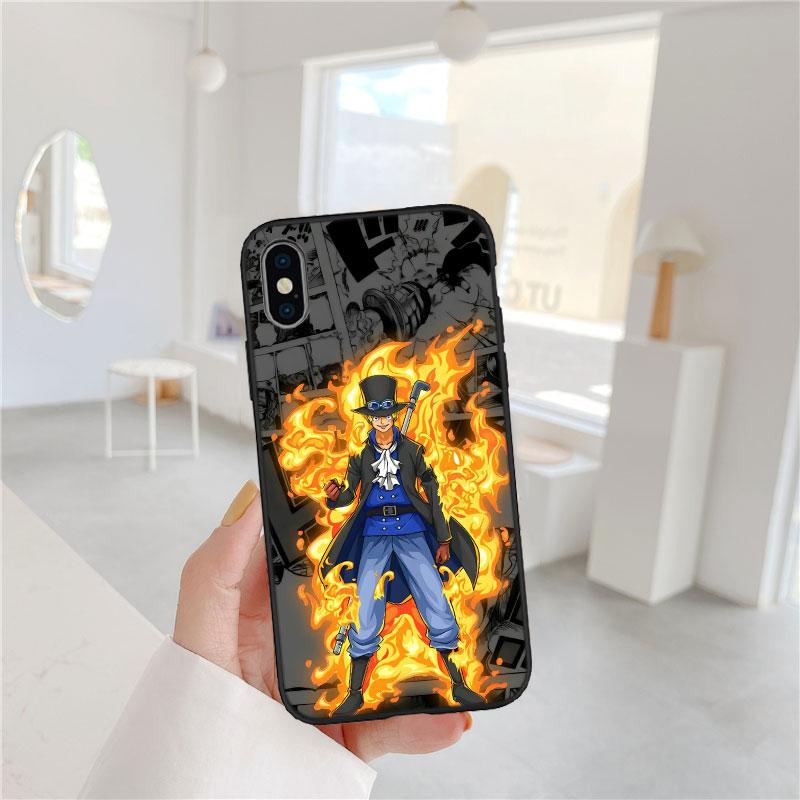 FM42 One Piece Sabo Soft Shell Phone Case for Redmi Note 8 9 Pro Max 9S 9T 9C NFC 8T 8A 10A A4