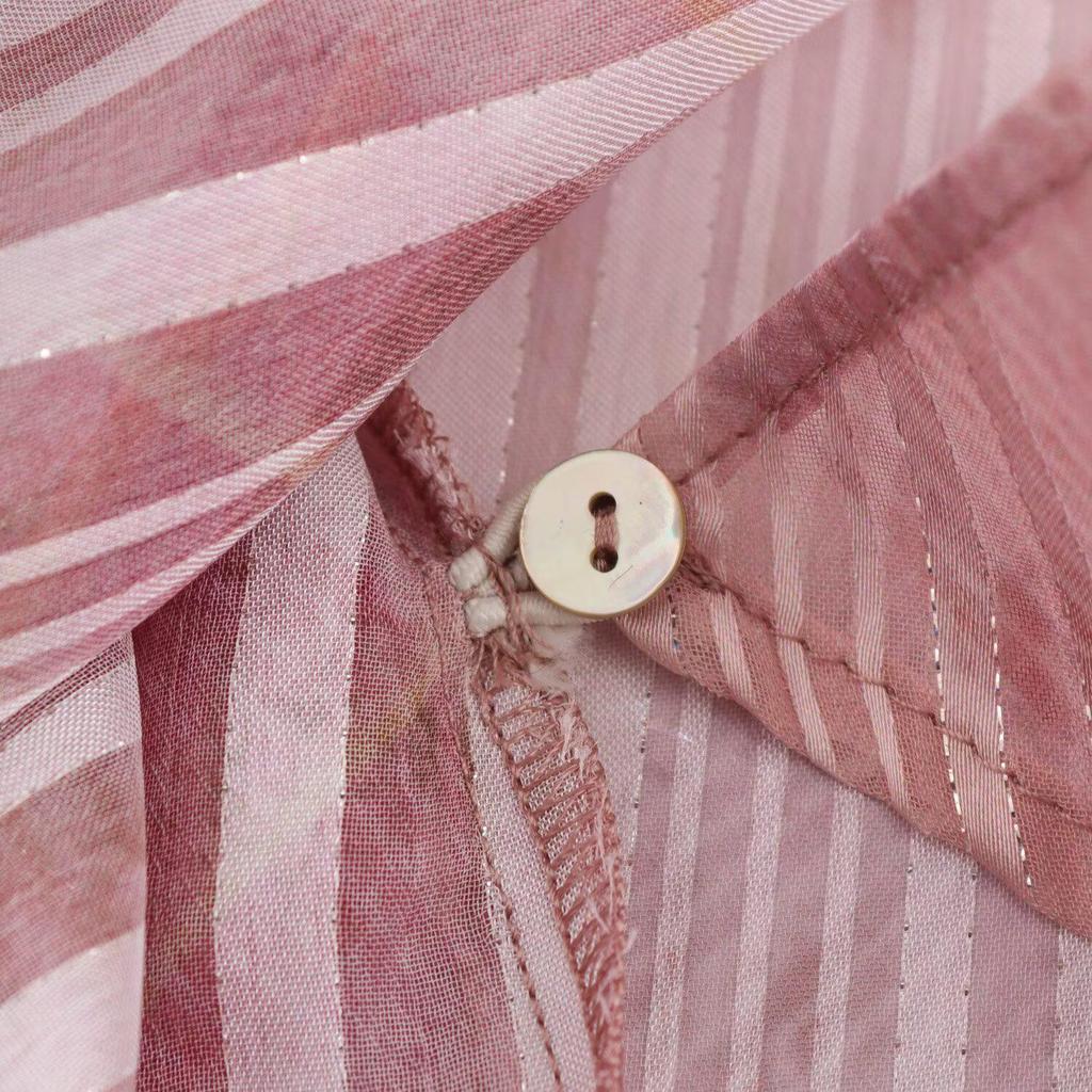 Spring 2025 Women's Metallic Knot Shirt - European & American Style Fashion