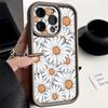 For iPhone 16 Pro Max Phone Case For iPhone 16e 15 14 13 12 Pro Max Plus 11 XR XS Flower Print Phone Case TPU Soft Shockproof Case Cover