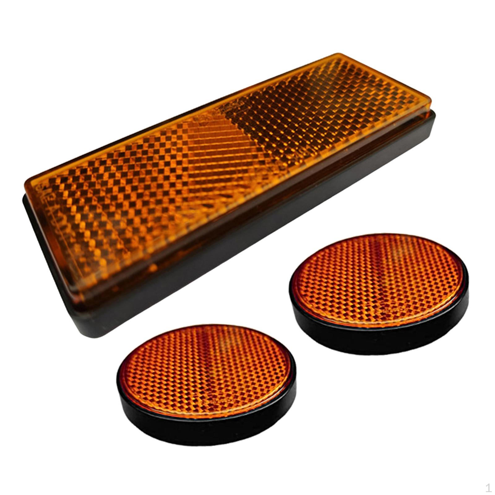 

3 штуки Светоотражатель Светоотражающее Предупреждение жёлтый