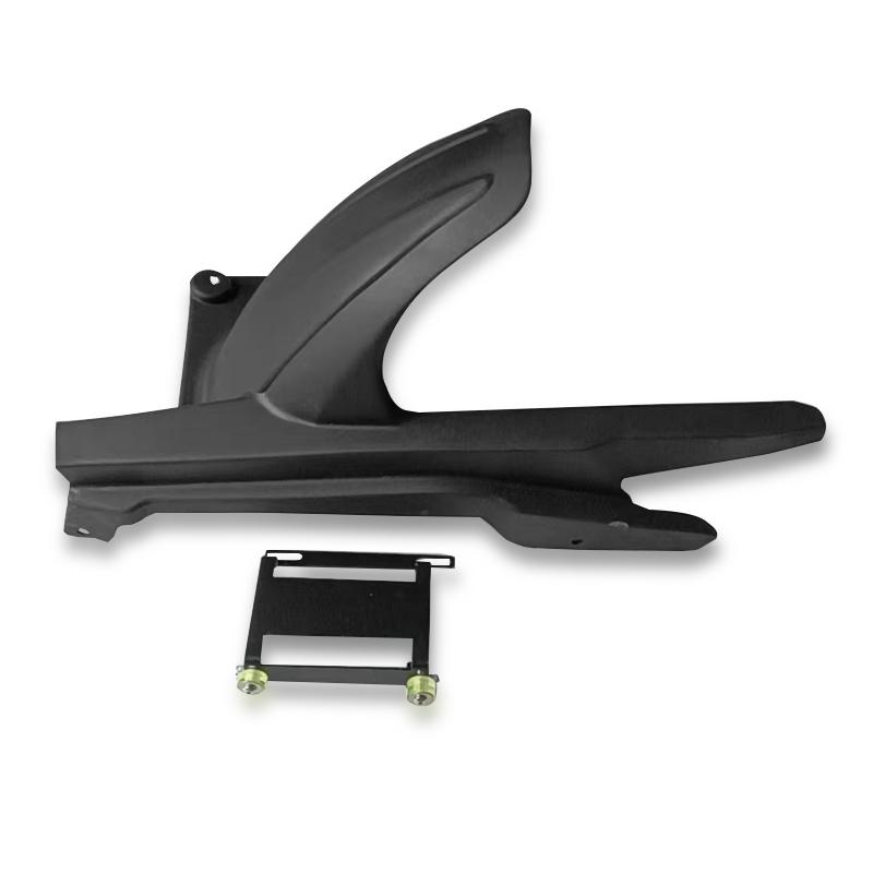 Motorcycle Fender Rear Mudguard Cover Tire Hugger Mud Splash Guard Fairing Kit For Honda CB400X CB400F CB500X CB500F 2019-2024 чёрный