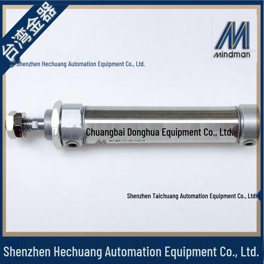 MCMA Stainless Steel Mini Cylinder, Models 11-25-150-AN & 11-25-100-N 100 mm Stroke with N Option
