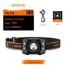 Shenhuo Rechargeable Headlamp with Strong Light and Induction for Outdoor Wilderness and Night Fishing