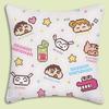 Cartoon Throw Pillow Covers Living Room Decoration Printed Sofa Cushion Cover Polyester Soft Pillowcase