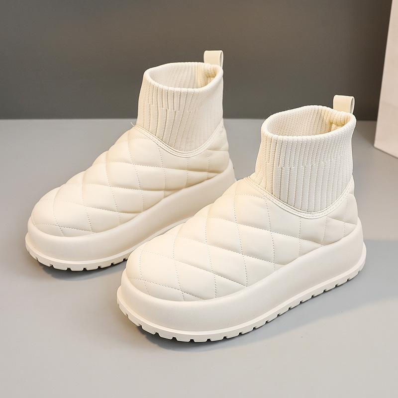 

MX новые зимние ботинки хлопковая обувь повседневные высокие кеды на платформе увеличение роста студенты 35