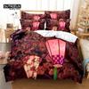 Beautiful  Flower Bedding Set, 3Pc Flower Duvet Cover Set, Soft Comfortable Breathable Duvet Cover, For Bedroom Guest Room Decor