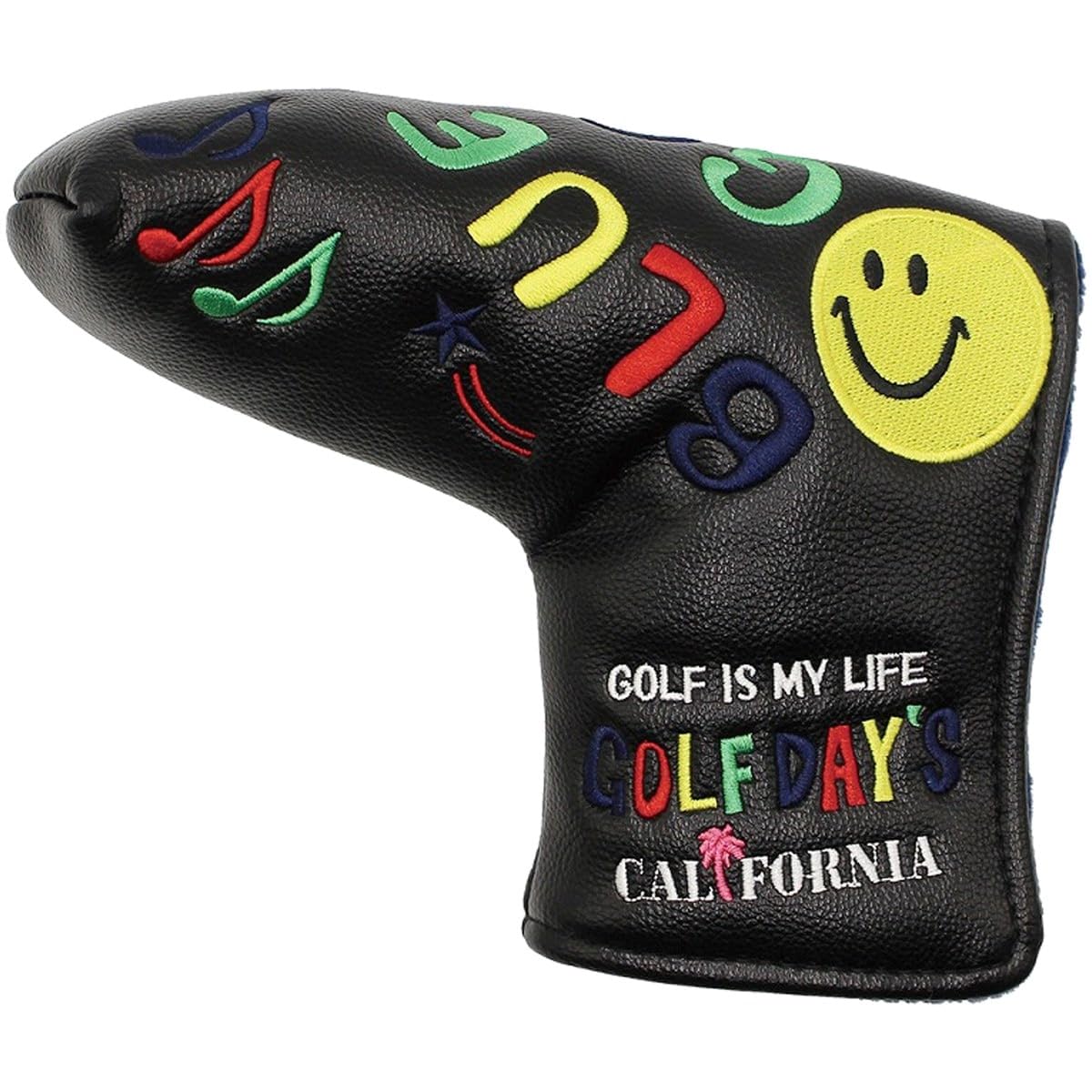 

Smile & Cart Putter Cover (Pin Type) HC-012 Black