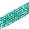 10mm Natural Green and White Stone Beads for DIY Jewelry Making