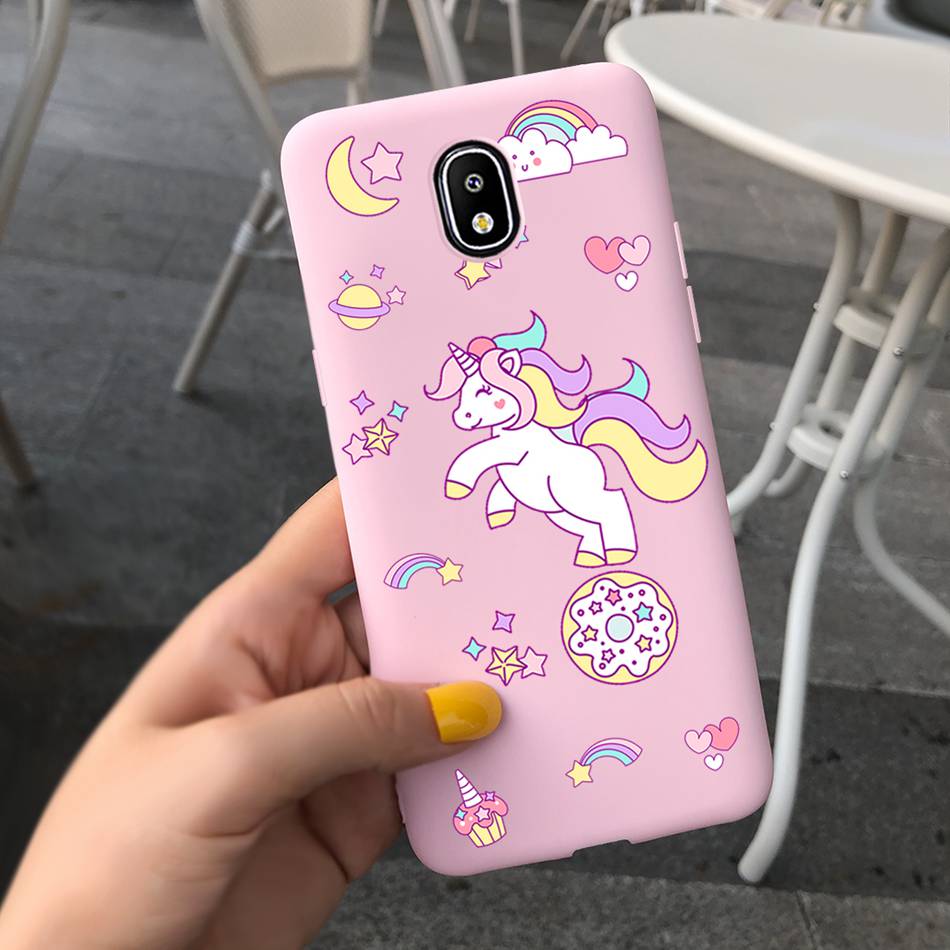 Candy Color Silicone Phone Case For Samsung Galaxy J3 J5 J7 2017 Case J330 J530 J730 Soft TPU Cover For Samsung J3 J5 J7 2017