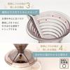 Marna Dripper (for 2 To 4 cupsCan Be Set Without Folding the Filter) Easy To See the Amount of Water Coffee Dripper (Inner Diameter 55mm X Outer