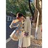 Soft plush feeling soft waxy rainbow color warm winter scarf female macaron color autumn and winter