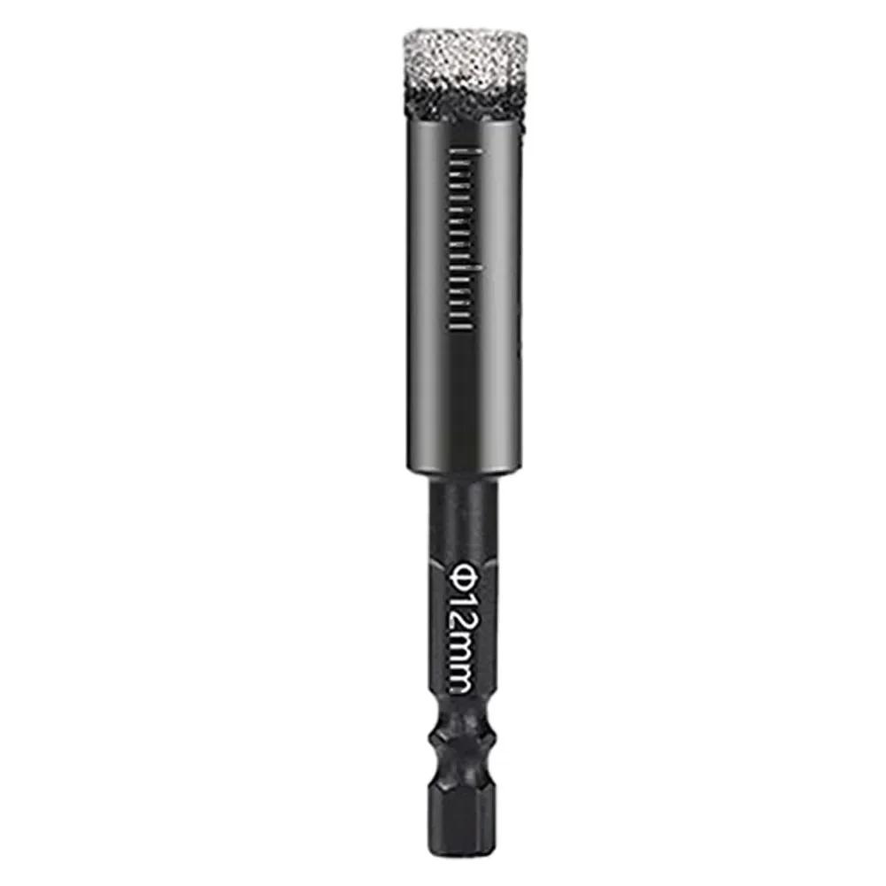 2222222222 6-12mm Hex Handle Vacuum Brazed Diamond Dry Drill Bits Ceramic Tile Hole Saw Marble Granite Cup Saw Hole Opener