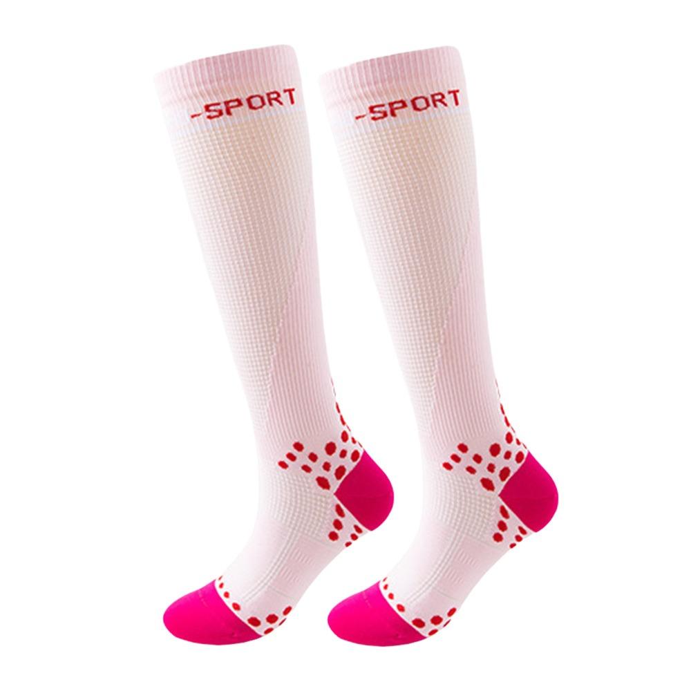 Mesh Cycling Socks Breathable Muscle Compression Socks Professional Sports Leg Socks  Women