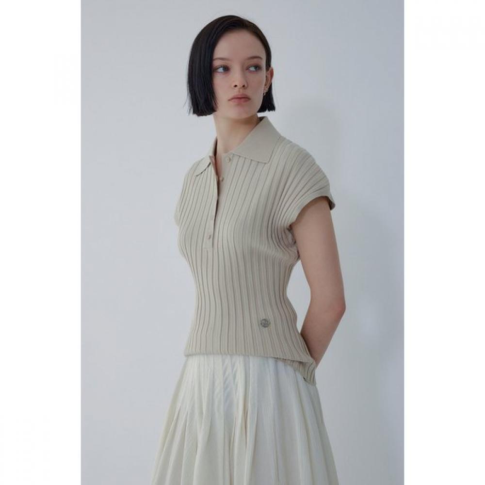 Vov Ribbed Knit Pullover Collar Neck 7156250004