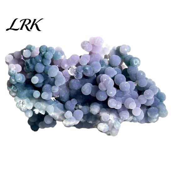 Landscaping Stone Natural Grape Agate Crystal Cluster, Mineral Gemstone, Polished Cluster Wands for Aquarium Terrarium Decor, Unique Gift Collectors S