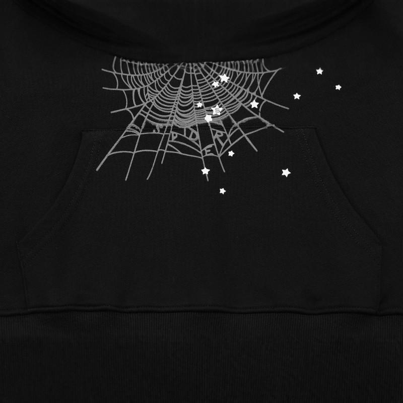 Mens Loose Fit Hoodie Hip Hop Style Printed Cotton Sweatshirt Streetwear