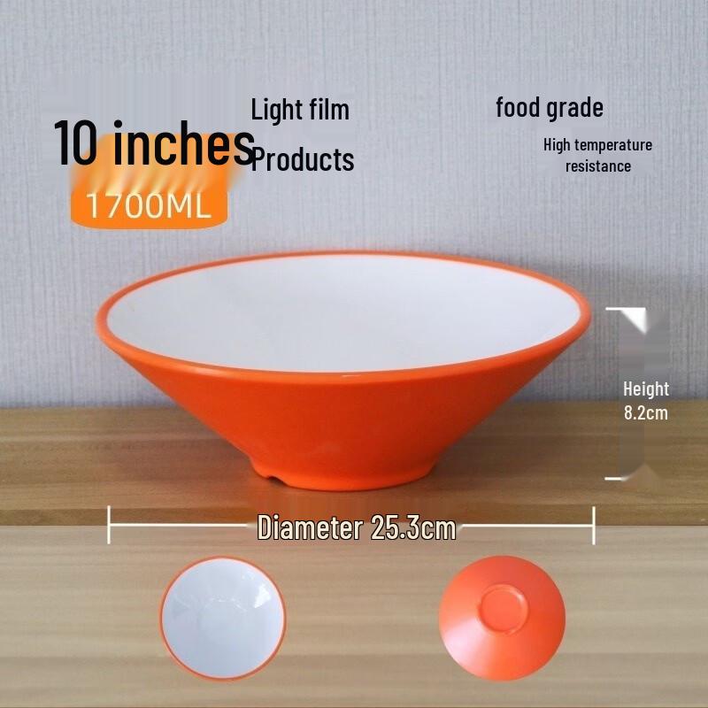777 Melamine Conical Noodle and Rice Bowl
