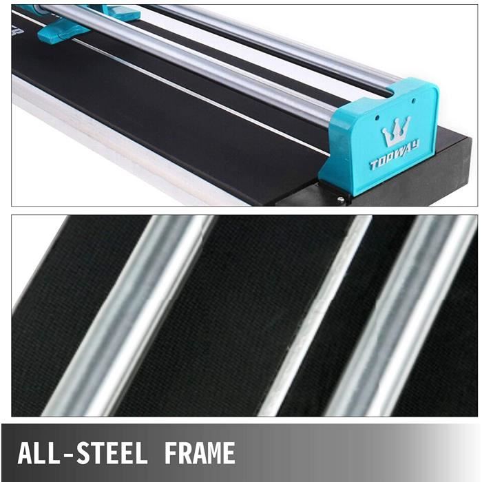 Coupe-carreaux manuel - VEVOR - 100 cm - Acier - Coupe précise jusqu'à 15 mm d'épaisseur