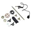 600mm Go Kart Rear Live Axle Kit with Brake Assembly Chain for 50cc 70cc 90cc ATV Quad Bike Drift Trike