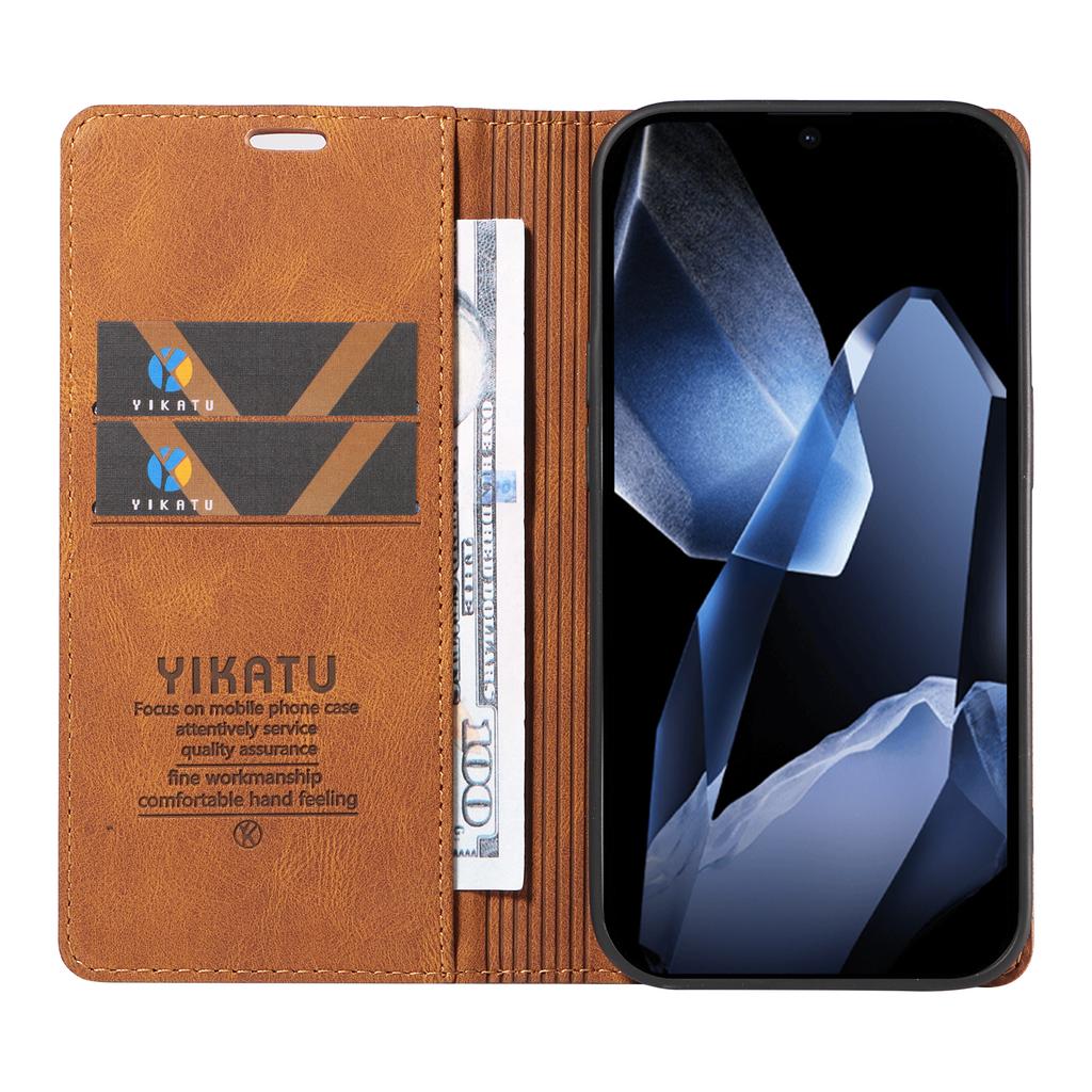 For OnePlus 13 Leather Cover YIKATU YK-004 Skin-Touch Wallet Phone Cases